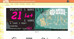 Desktop Screenshot of menssana.cz