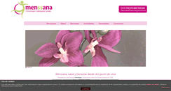 Desktop Screenshot of menssana.es