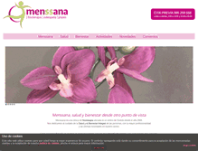 Tablet Screenshot of menssana.es