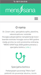 Mobile Screenshot of menssana.co.rs